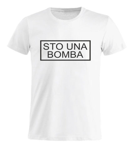 Sto Una Bomba – Minimal Tshirt (Uomo)