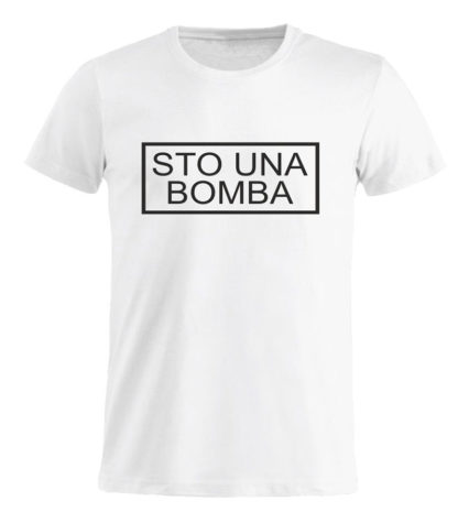 Sto Una Bomba – Minimal Tshirt (Uomo)