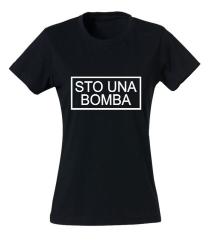 Sto Una Bomba – Minimal Tshirt (Donna)