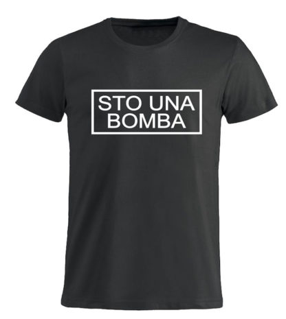 Sto Una Bomba – Minimal Tshirt (Uomo)